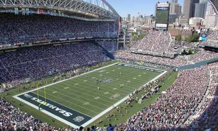 CenturyLink Field, Seattle Seahawks Football Stadium and Seattle Sounders Soccer Stadium